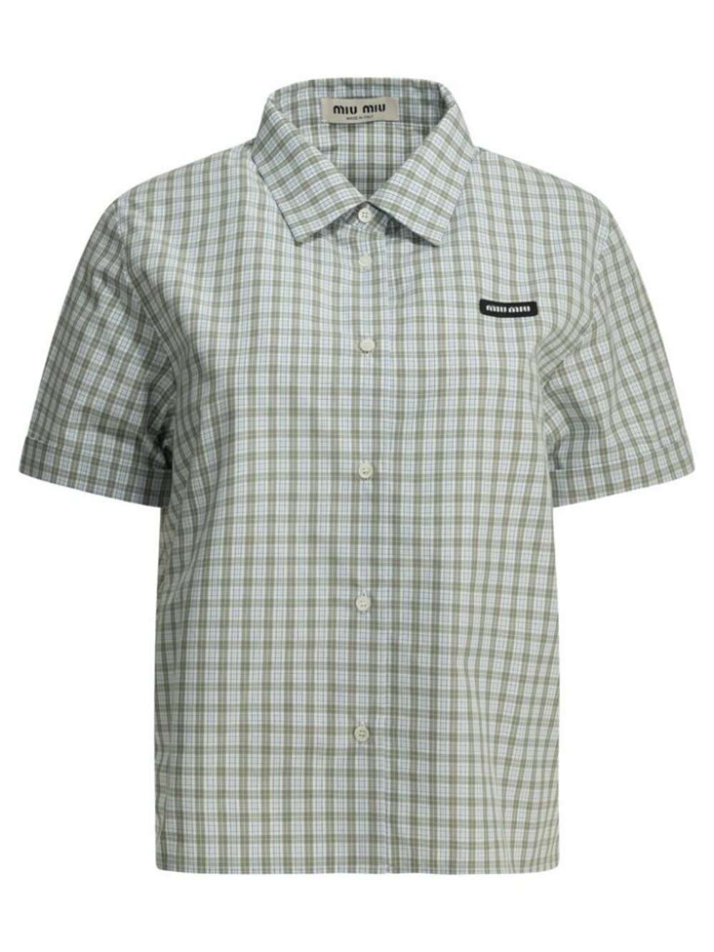 Miu Miu Casual Check Shirt Tag Size 42 Women